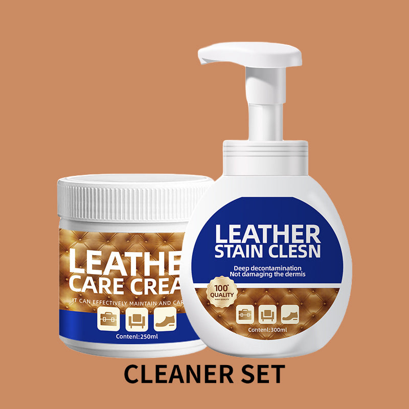 🎉Autumn Hot Sale🎉Household Leather Care & Stain Removal Cleaner Set