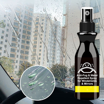 Anti-Fog & Water Repellent Spray for Windshields & Mirrors