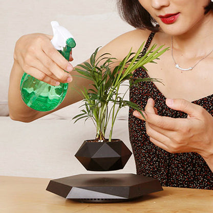 🔥The latest black technology:🪴Magnetic levitation planter (without plants)