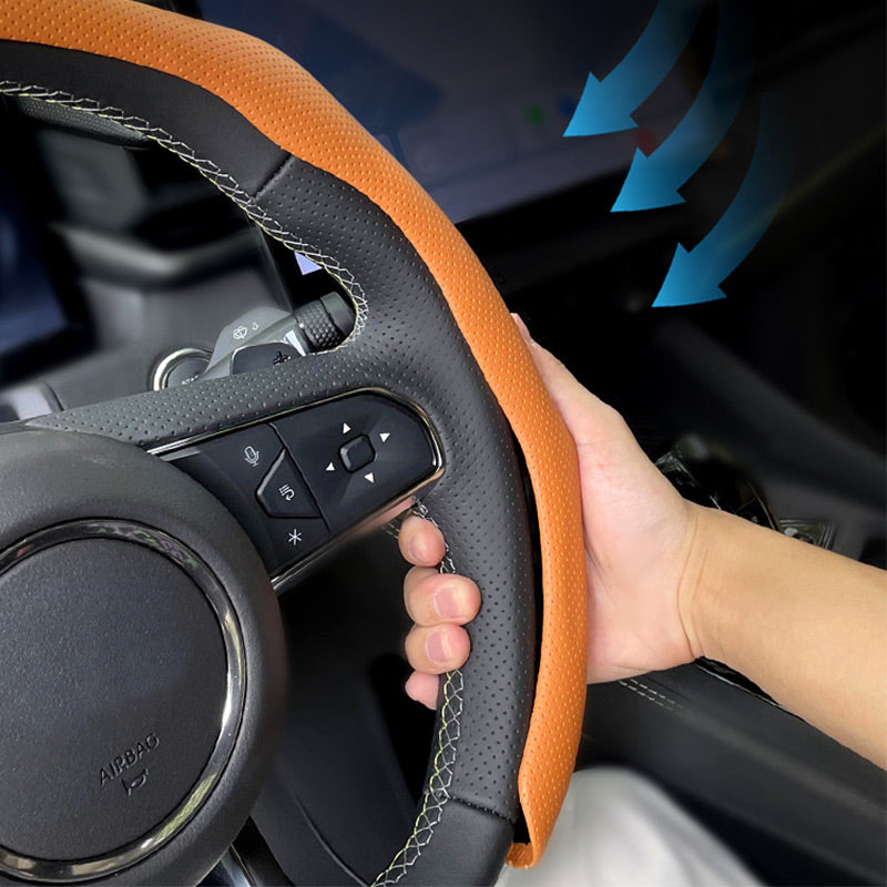 🖤Black Friday Specials:🎁 50% OFF and ✈️Free shipping💖Breathable Non-Slip Ultra-Thin Steering Wheel Cover