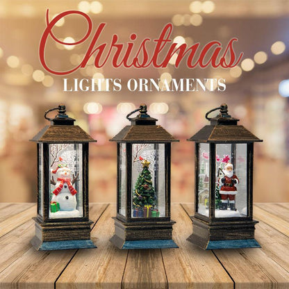 🎄Christmas Promotion 50% OFF🎁Christmas Glowing Interior Water-filled Small Wind Lantern