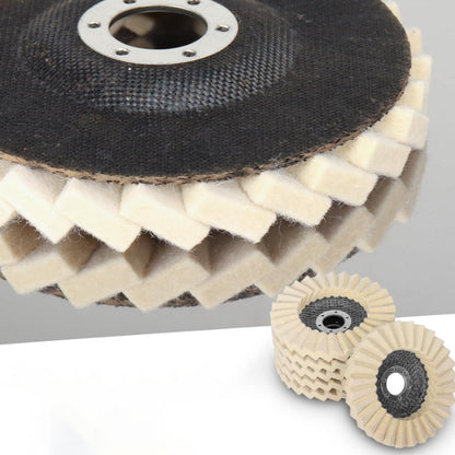 🎅Christmas pre-sale🎁Buy more, get more free🔥Wool Felt Flap Discs Polishing Wheel