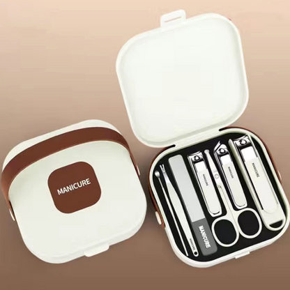 Portable 7-PCS Nail Clipper Manicure Set