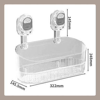 Suction Cup Storage Rack with Drain Hole