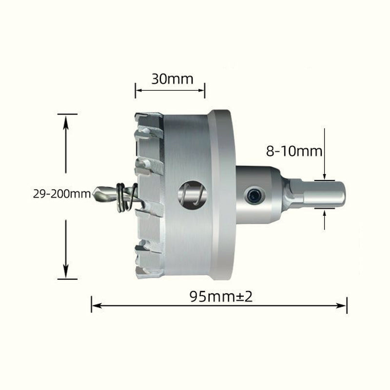 🎄🎅Christmas special offer🎁✈️Free shipping✈️ Carbide-Tipped Hole Cutter for Metal