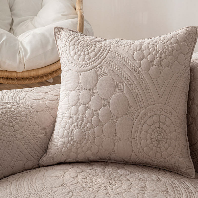 ✈️Free shipping✈️Non-slip Solid Color Round Embroidered Sofa Cover