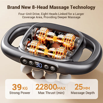 🔥50% OFF🔥16-Drive 8-Head Massage Gun Set