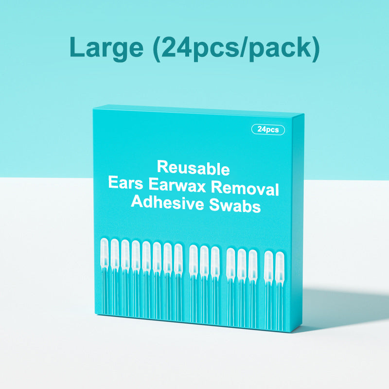 🔥2025 HOT SALE🔥Reusable Earwax Removal Adhesive Swabs