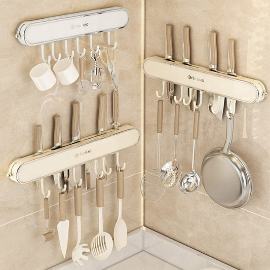 Suction Cup Kitchen Utensil Wall Hanging Rack