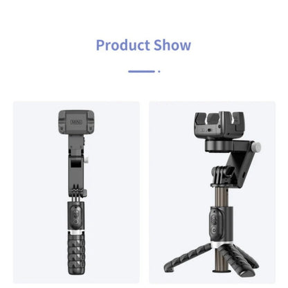 360° Rotating 3-Axis Foldable Gimbal Stabilizer for Smartphones Recording