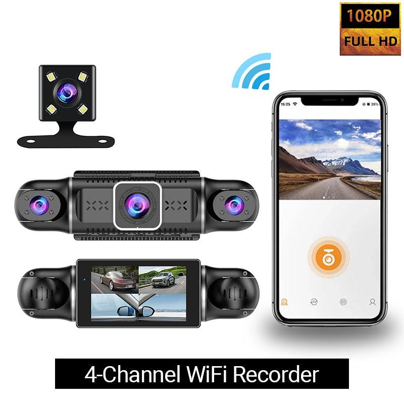 4-Channel 1080P Car Recorder