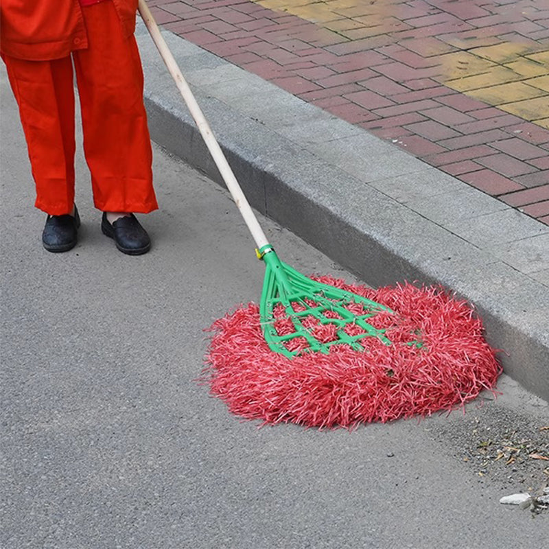 Extra Large Soft Plastic Broom Head for Outdoor Use