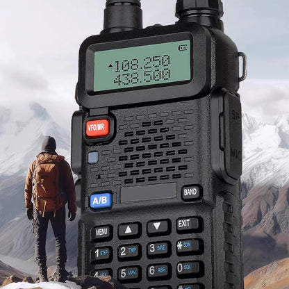 Versatile High-Power Handheld Radio Walkie Talkie