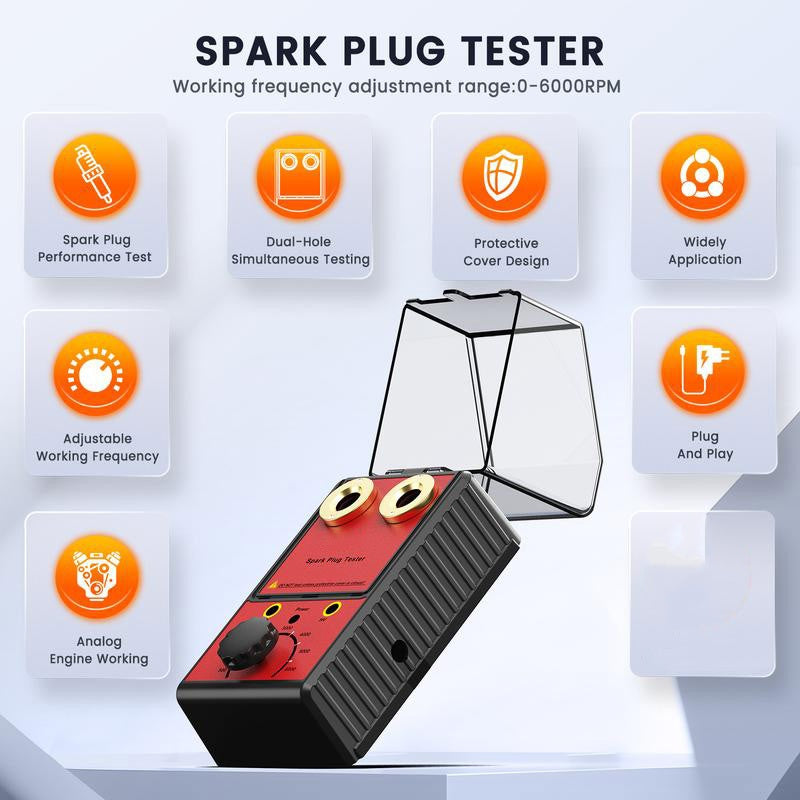 🔥Hot Sale $47.95🔥Spark Plug Tester with Dual Test Holes (50% OFF)