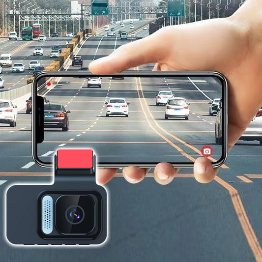 🎥300-Degree Coverage🚗1080P WiFi Dual Dash Cam with Night Vision