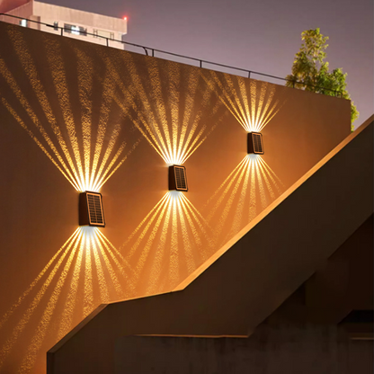 ⏳Time-limited Special⌛ Outdoor Waterproof 4 LED Solar Wall Decorative Spotlight