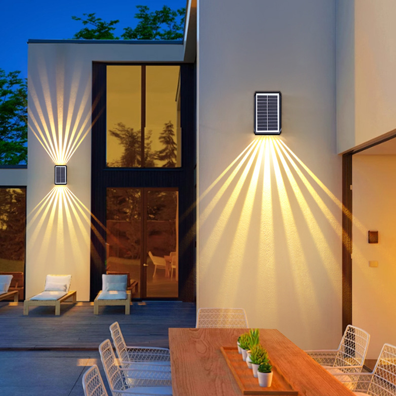⏳Time-limited Special⌛ Outdoor Waterproof 4 LED Solar Wall Decorative Spotlight