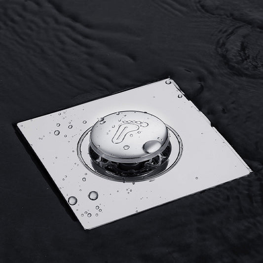 💧Spring Core Shower Floor Drain Cover – Prevents Clogs & Hair Buildup!