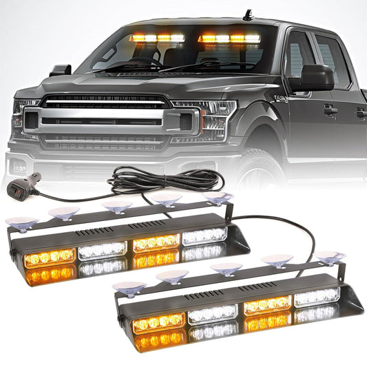 Windshield Suction Cup Strobe Warning Light for Vehicles