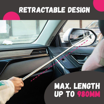 🚗 LIMITED-TIME 50% OFF! 💦 Retractable Side-Mirror Wiper – Extendable, Compact, Water Removal ✨
