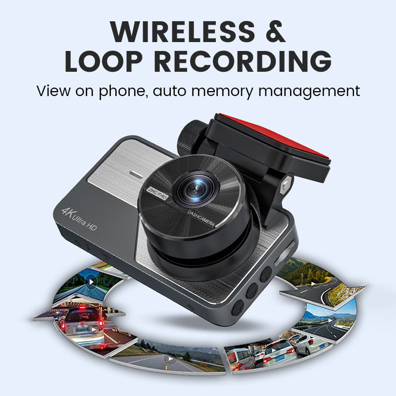 🔥 Hot Sale 50% OFF 🔥4K Ultra HD Car Dashcam with Night Vision