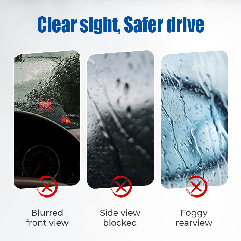 Car Glass Rain Repellent & Anti-Fog Coating Kit