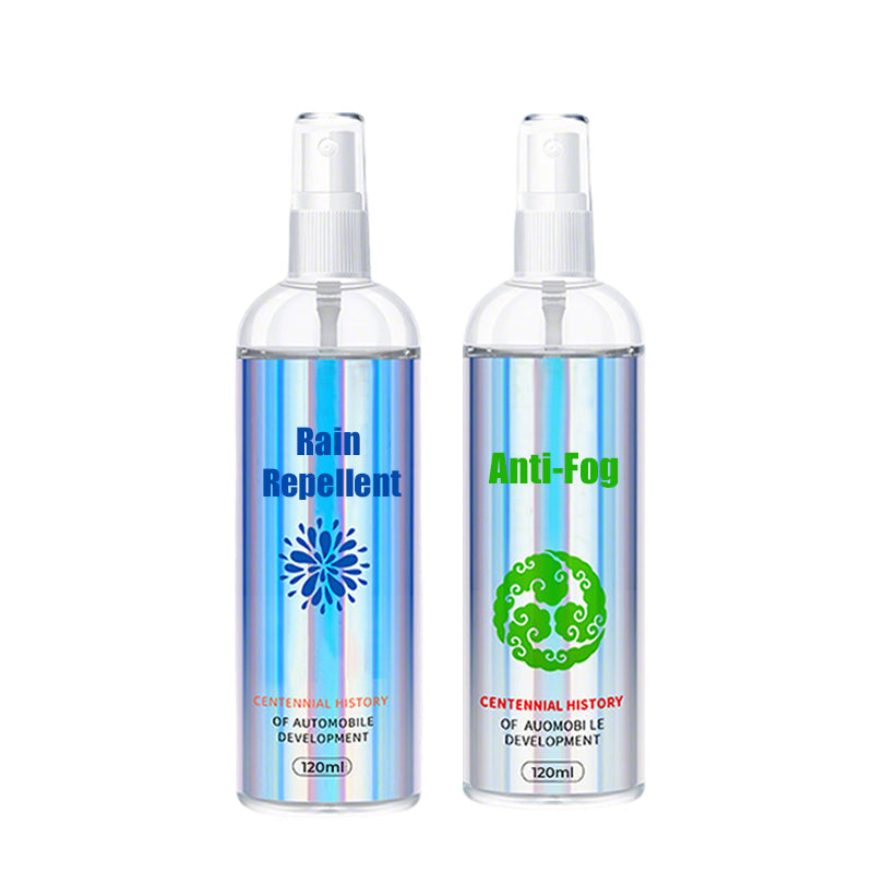 Car Glass Rain Repellent & Anti-Fog Coating Kit