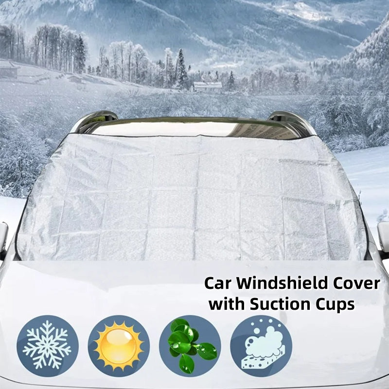 📢📢50% OFF !! ⏰Car Windshield Cover with Suction Cups🚗🪟