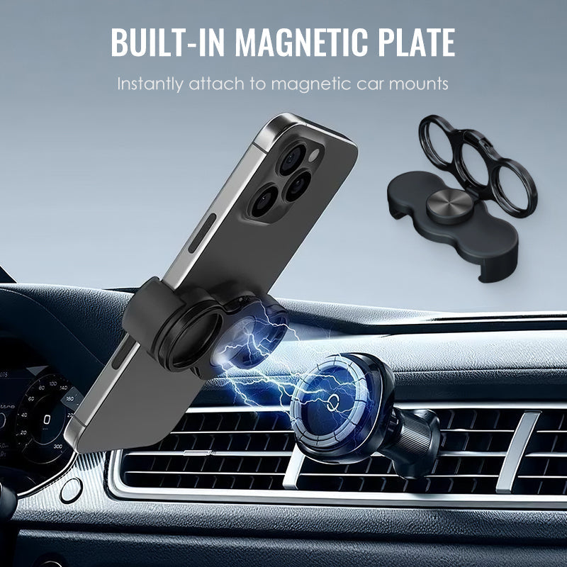 🔥Hot Sale🔥Dual-Ring Three-Finger Back Clip Holder