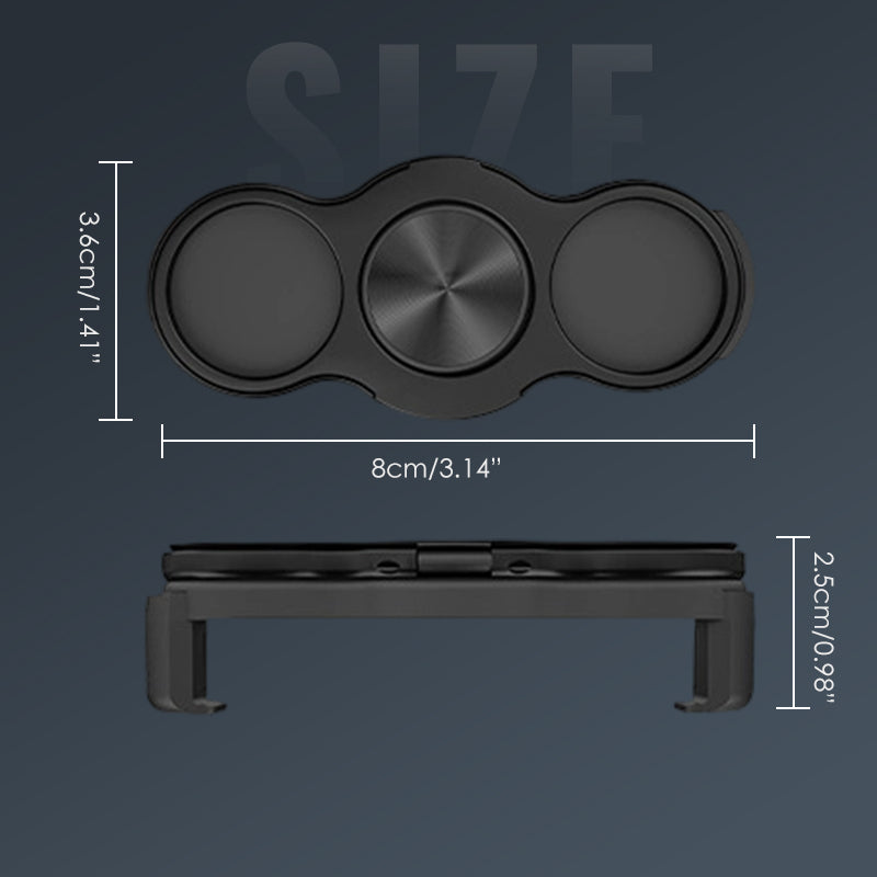 🔥Hot Sale🔥Dual-Ring Three-Finger Back Clip Holder