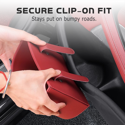 🚗 Save 50%! 🧃 Leather Car Cup Holder – Wide opening, clip‑on & stylish PU ✨