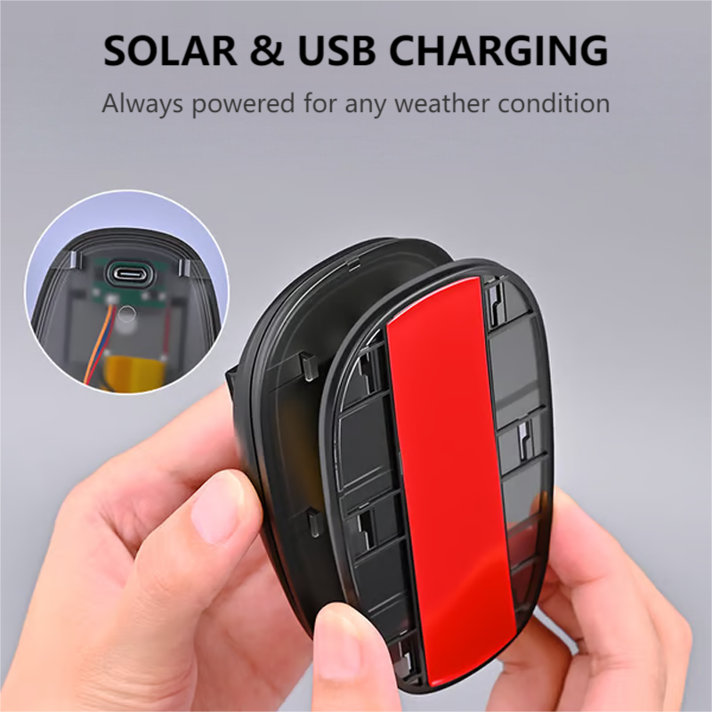 🌞New Arrival 50% off🚘Solar Car Roof Light with Remote | IP68 Waterproof, Easy Install⚡