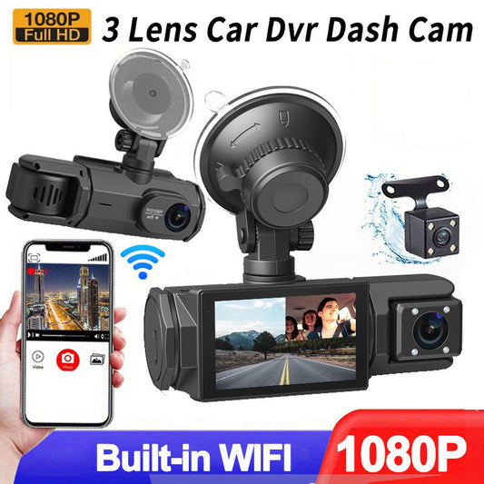 HD 1080p Car Recorder with Reverse Camera（50% OFF）