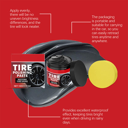 🔥2026 Hot Sale🔥Deals-Wheel Shine Balm with Sponge Applicator