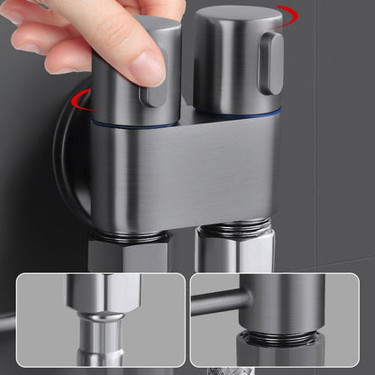 📢📢40% OFF !! ⏰1-In-2-Out Dual Control Valve & Bidet Sprayer Set