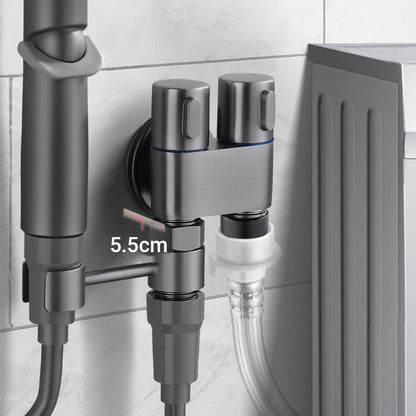 📢📢40% OFF !! ⏰1-In-2-Out Dual Control Valve & Bidet Sprayer Set