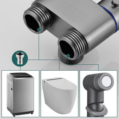 📢📢40% OFF !! ⏰1-In-2-Out Dual Control Valve & Bidet Sprayer Set