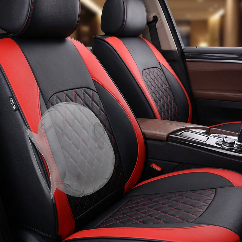 📢📢30% OFF !! ⏰9-Piece Universal Fit Leather Car Seat Cover Set
