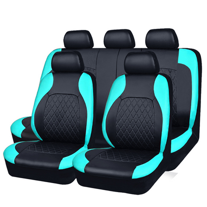 📢📢30% OFF !! ⏰9-Piece Universal Fit Leather Car Seat Cover Set