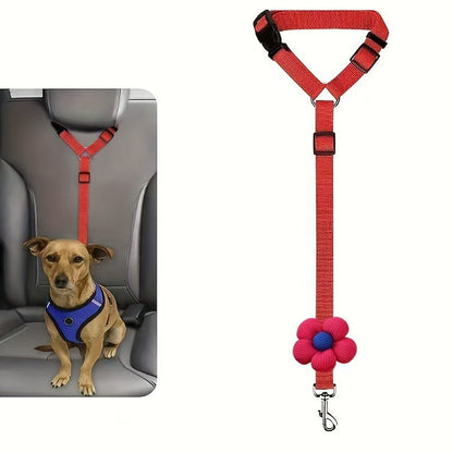 📢📢50% OFF !!⏰2-in-1 Dog Car Seat Belt & Walking Leash