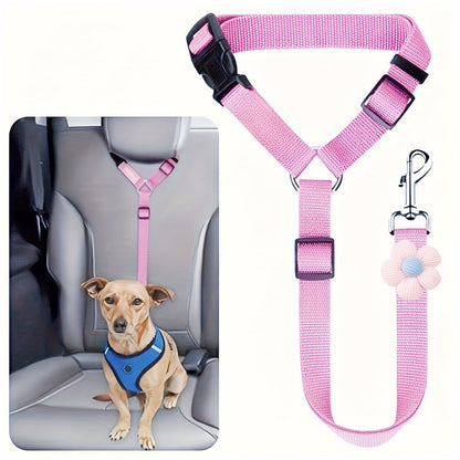 📢📢50% OFF !!⏰2-in-1 Dog Car Seat Belt & Walking Leash