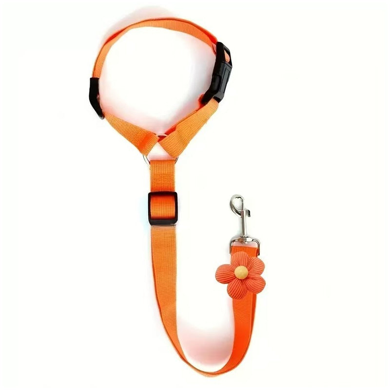📢📢50% OFF !!⏰2-in-1 Dog Car Seat Belt & Walking Leash