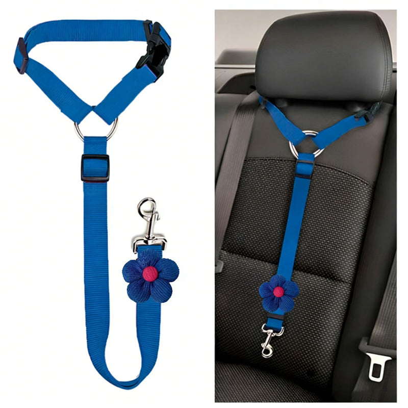 📢📢50% OFF !!⏰2-in-1 Dog Car Seat Belt & Walking Leash