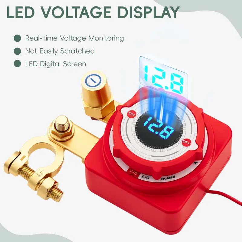 🔥58% OFF Free Shipping While Stocks Last｜12V/24V Auto Battery Cut-off Relay Switch
