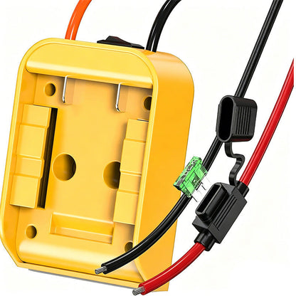 📢📢50% OFF !! ⏰Power Wheels Adapter for DeWalt 18V/20V Battery with Switch & Fuse