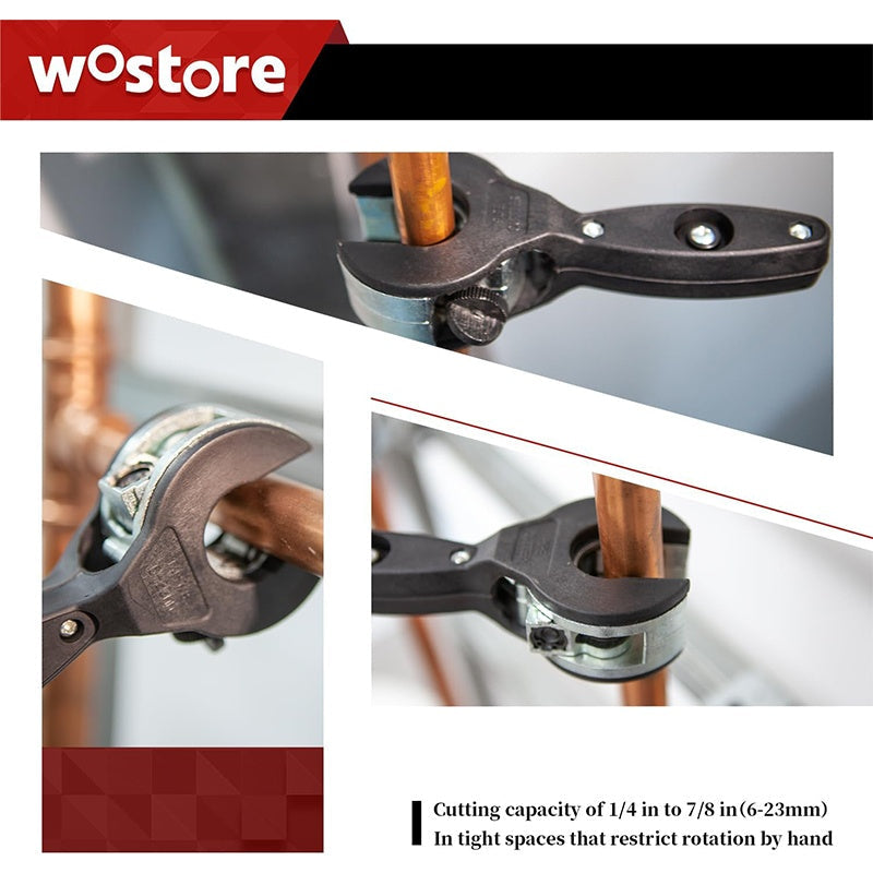 📢📢50% OFF !! ⏰3-Piece Ratcheting Tubing Cutter Set
