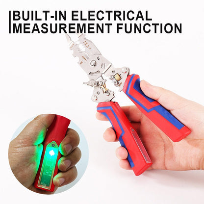📢📢50% OFF !! ⏰Multi-Functional Folding Electrician's Pliers With Electric Measuring Function