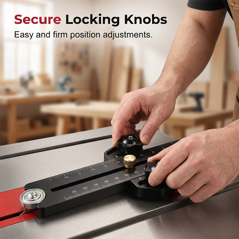 📢📢50% OFF !! ⏰Portable Black Precision Table Saw Stop