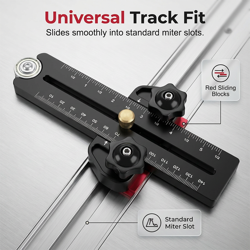 📢📢50% OFF !! ⏰Portable Black Precision Table Saw Stop