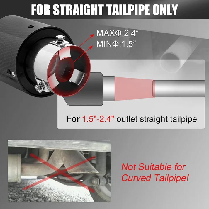 📢📢40% OFF !! ⏰ Universal LED Car Exhaust Pipe Light – Stylish Rear Glow for Any Drive